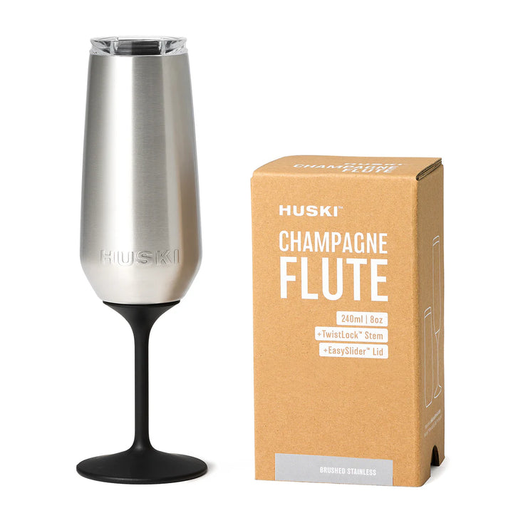 Champagne Flute - Brushed Stainless