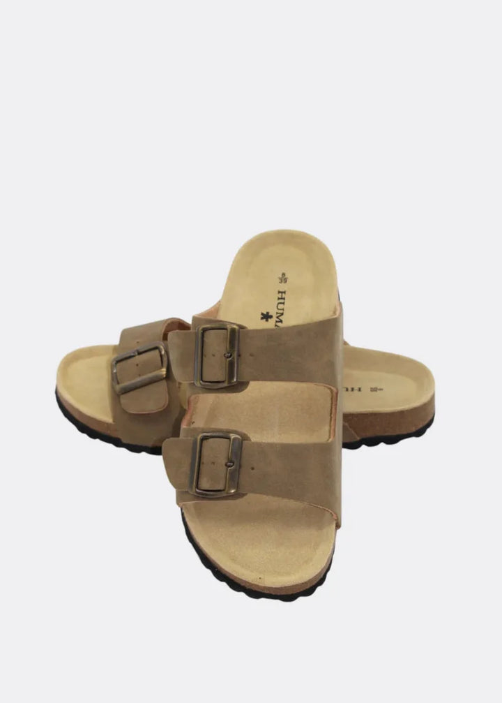 Human Ibiza Slide - Taupe