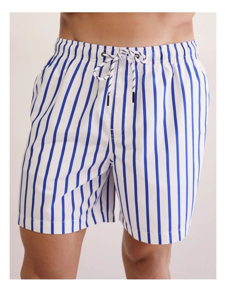 Mens swim short in Port Stripe