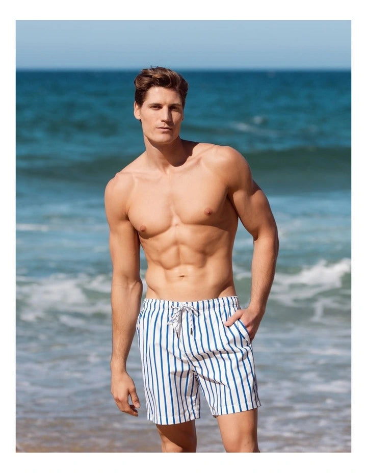 Mens swim short in Port Stripe