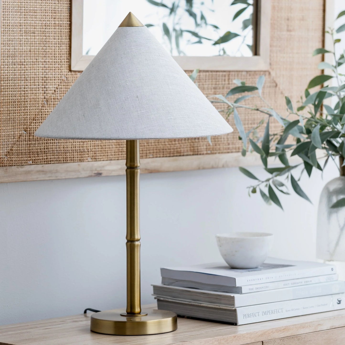 Harlequin Brass Table Lamp