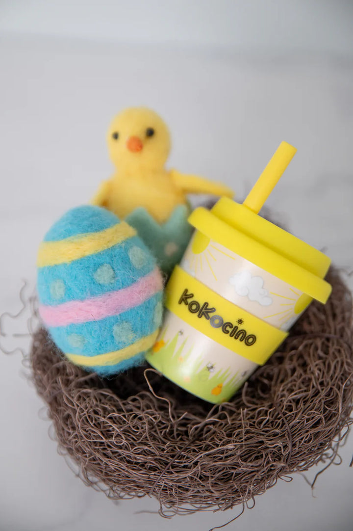 Chicky Morning Babyccino Cup + Straw & Pop-It Toy 120ml