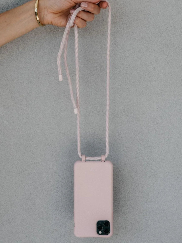 Dusty Pink Crossbody Phone Case