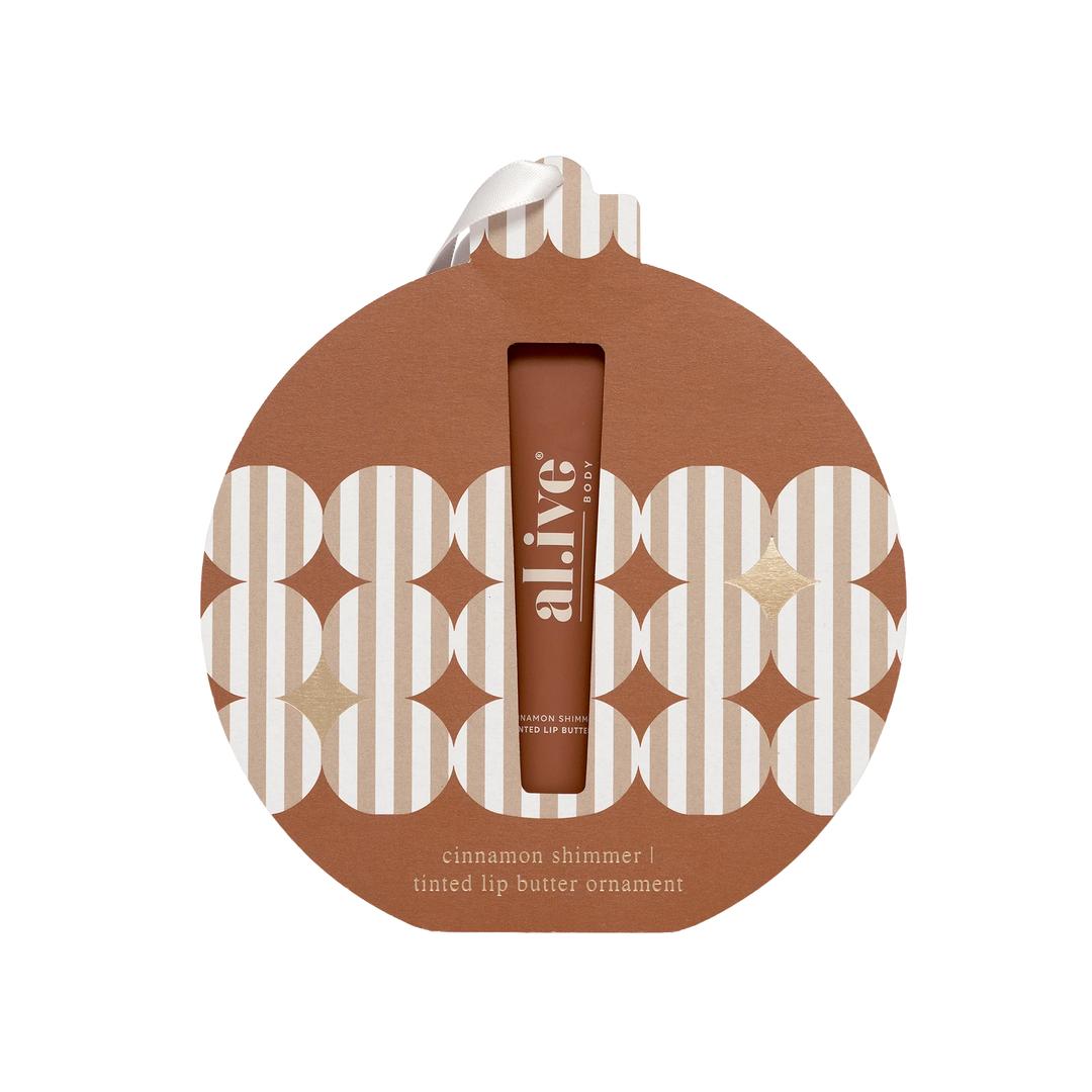 TINTED LIP BUTTER ORNAMENT - CINNAMON AND CITRUS