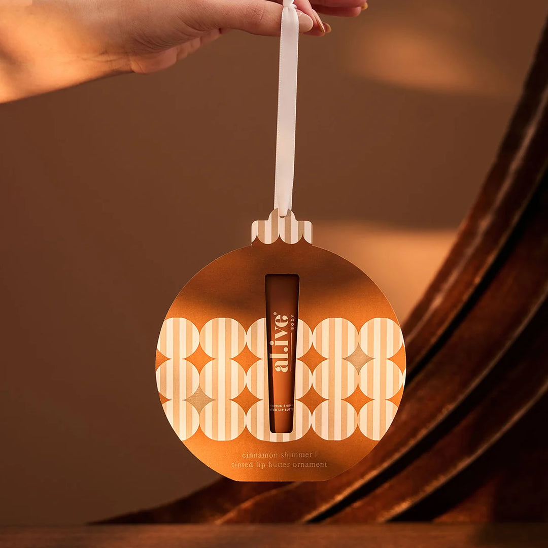 TINTED LIP BUTTER ORNAMENT - CINNAMON AND CITRUS