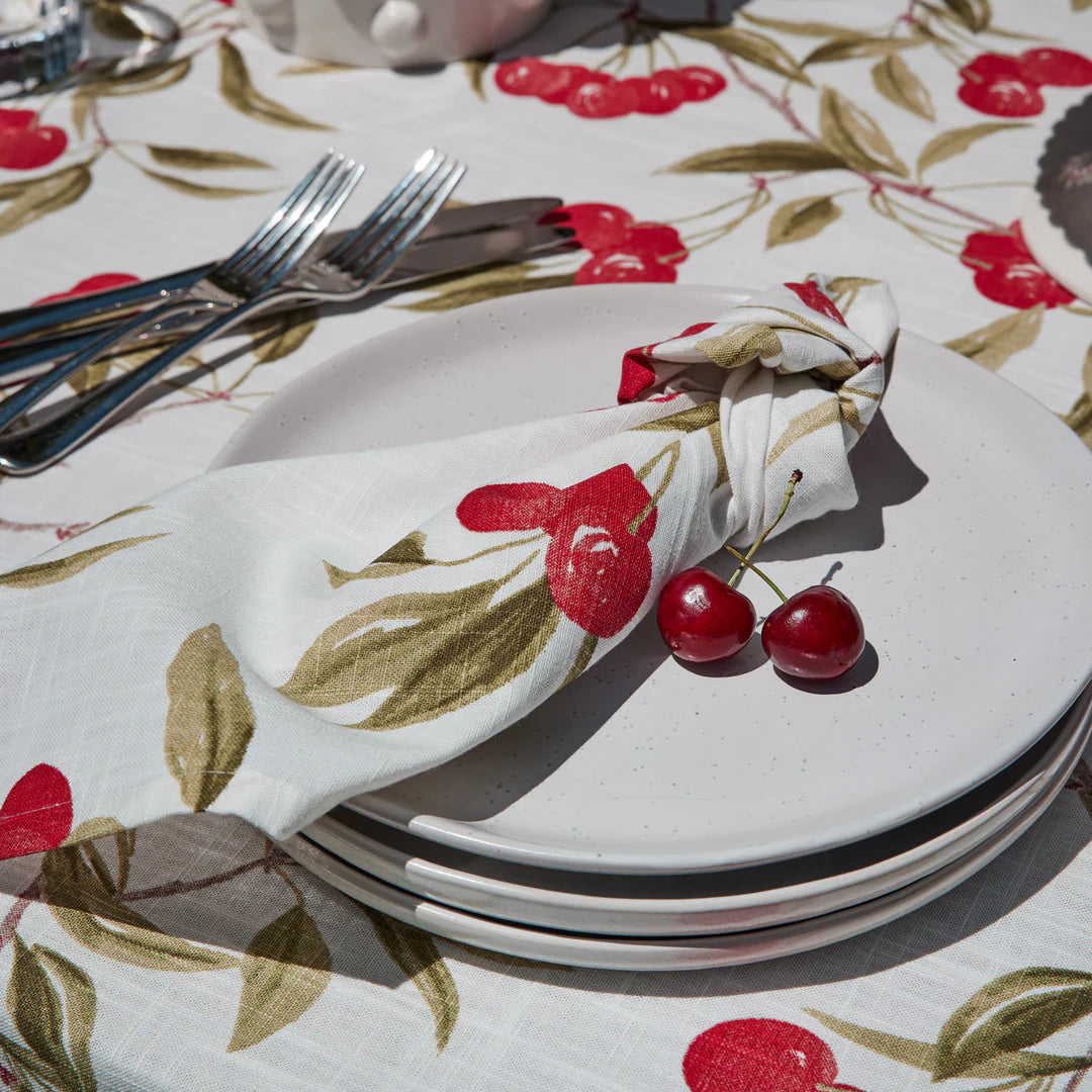 Cherry Napkins Set 4