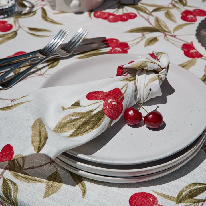 Cherry Napkins Set 4