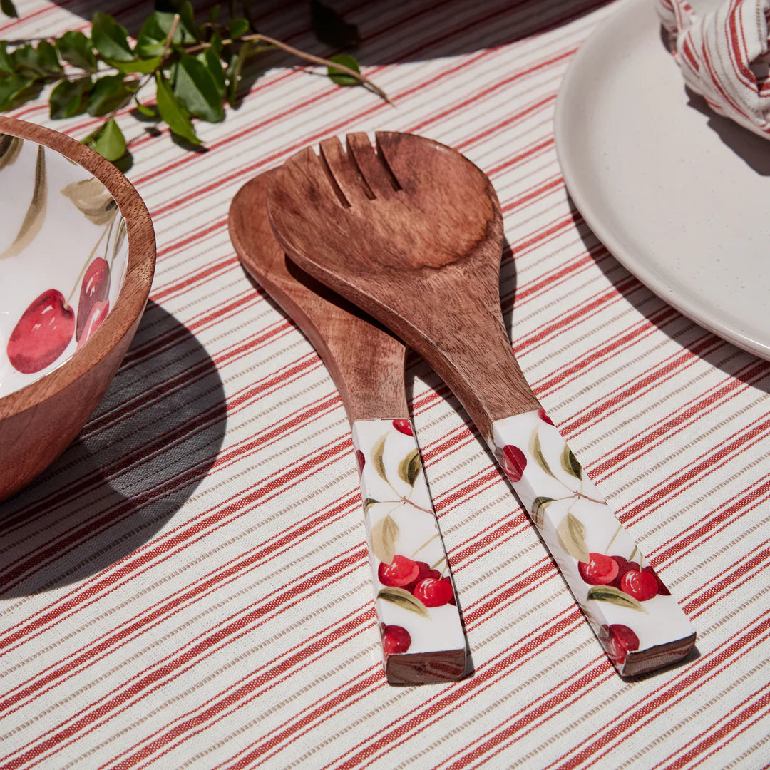 Cherry Salad Servers