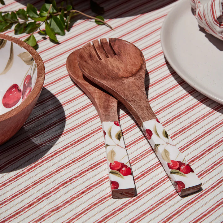 Cherry Salad Servers