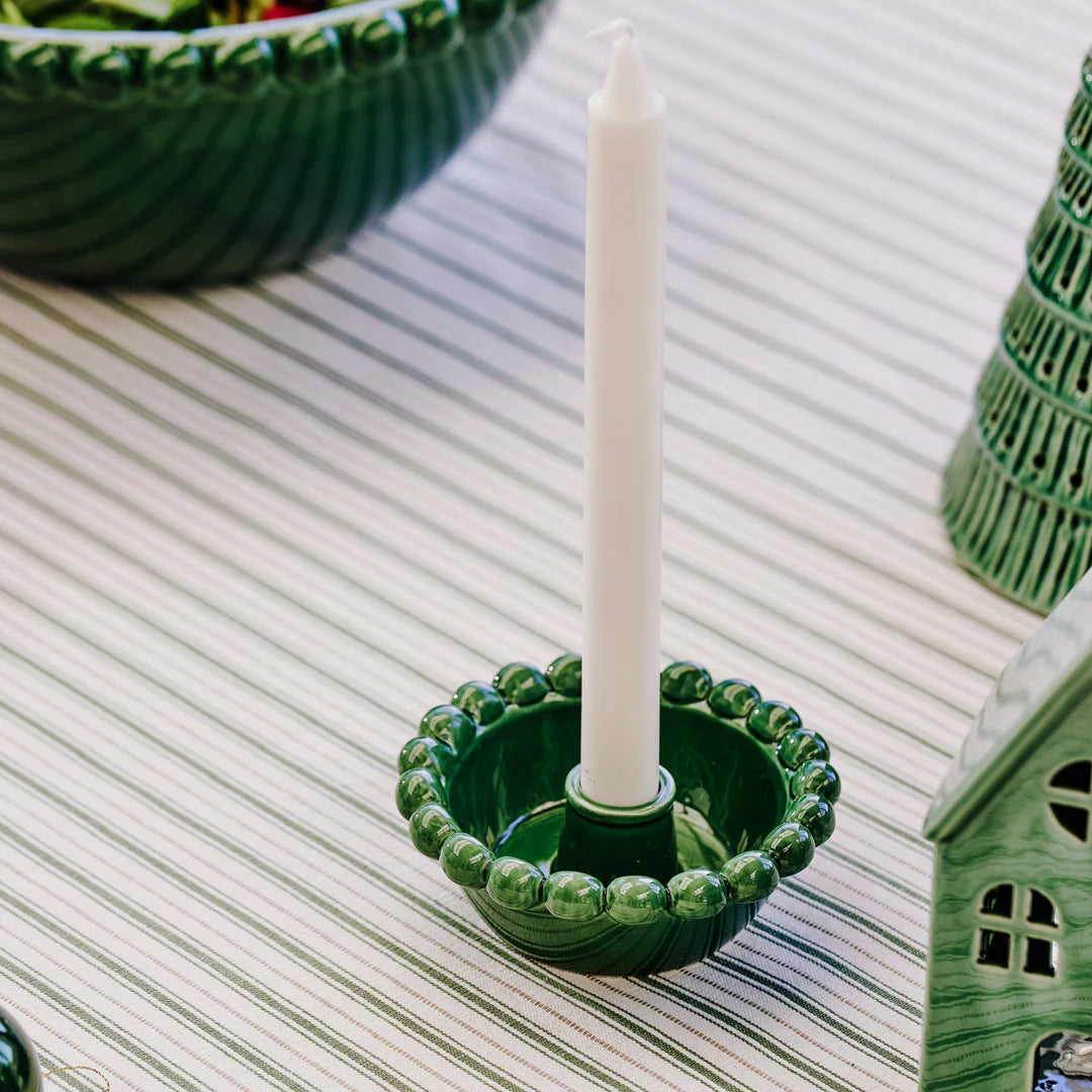 Eden White Candle Holder