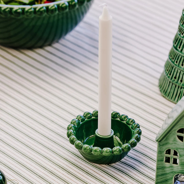 Eden White Candle Holder