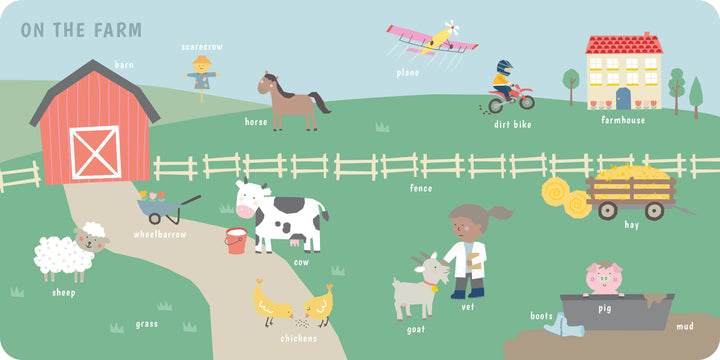 Chunky Ribbon Tabbed Board Book - First 200 Words
