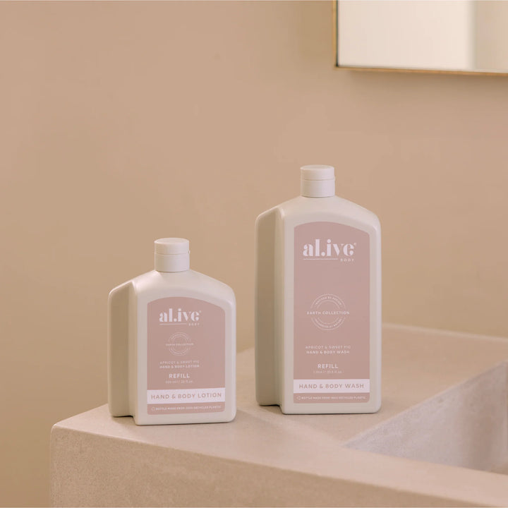 650ML LOTION REFILL - APRICOT & SWEET FIG