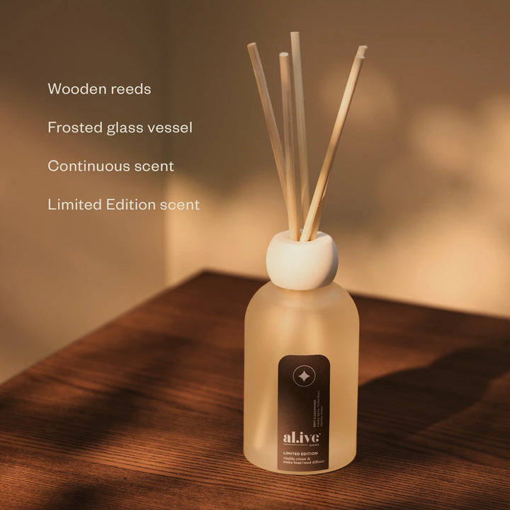 REED DIFFUSER - VANILLA CREAM AND TONKA BEAN