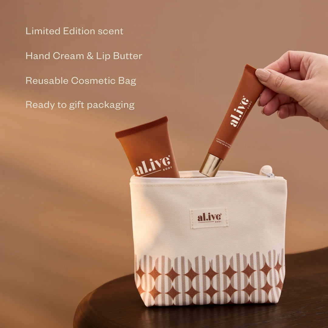 HAND & LIP SET - CINNAMON & CITRUS