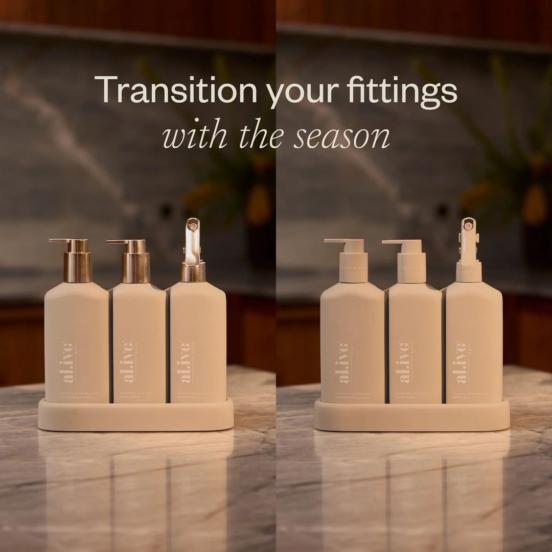 STONE KITCHEN TRIO | BRONZE EDITION - LEMON & POMEGRANATE + WATERMELON & LIME