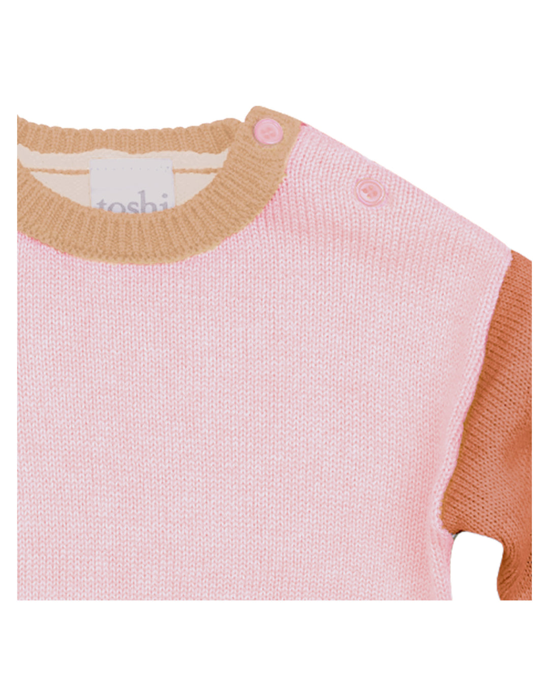 Organic Pullover Bobby - Misty Rose