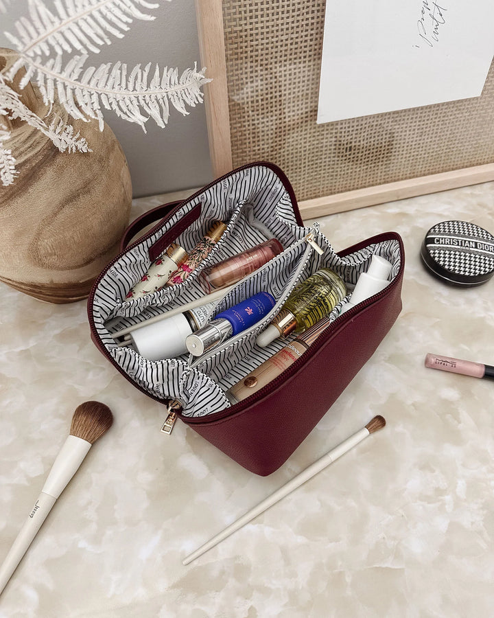 Orion & Ellis Burgundy Cosmetic Case Set