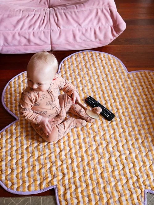 Mango Seersucker Playmat
