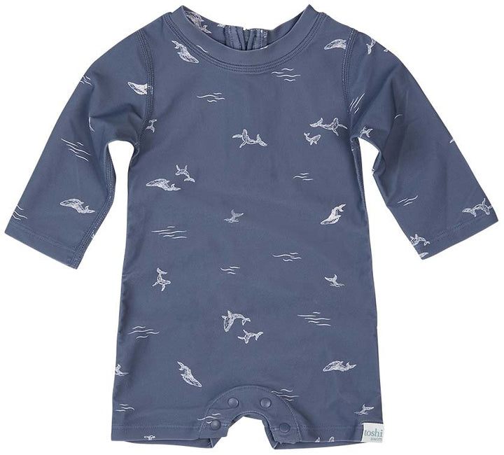 Swim Baby Onesie Long Sleeve Classic Whales