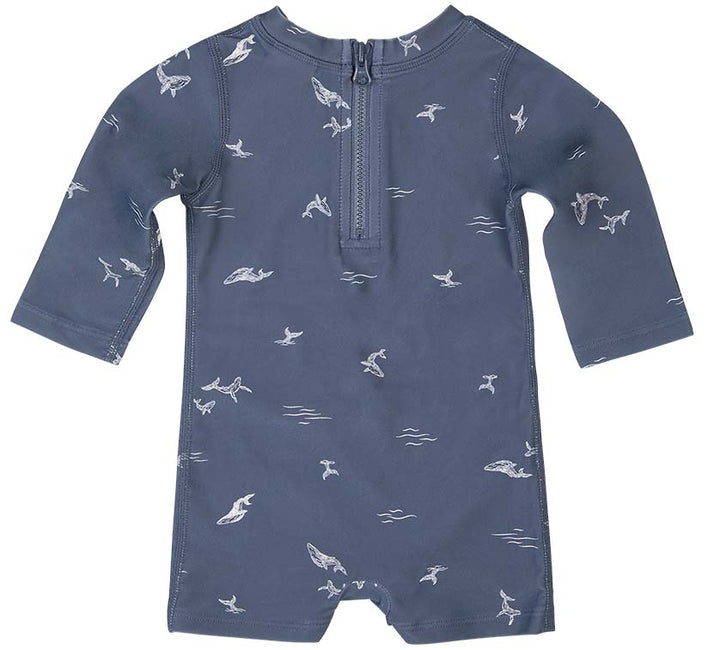 Swim Baby Onesie Long Sleeve Classic Whales