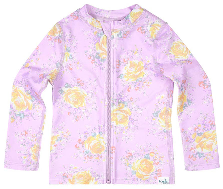 Swim Kids Rashie Long Sleeve Full Zip Classic Tallulah