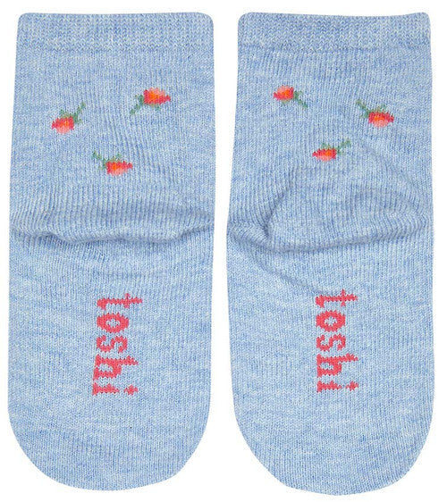 Organic Socks Ankle Jacquard Skyla