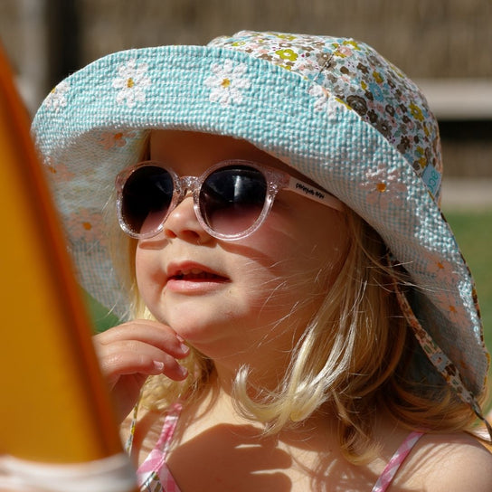 Sprinkle Pink Glitter Sunglasses - (0-3 years)