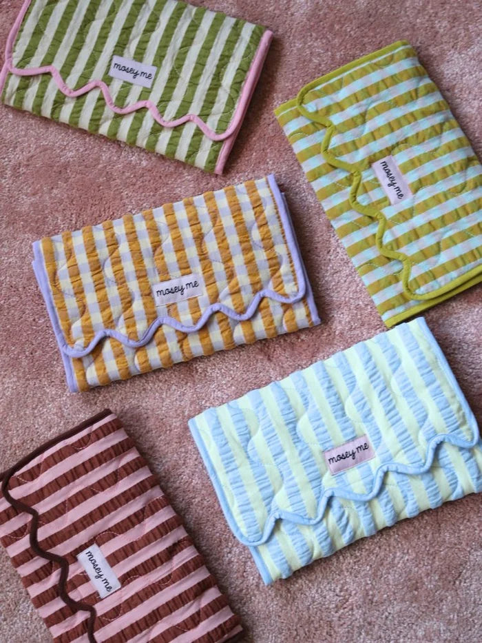 Mango Seersucker Change Mats