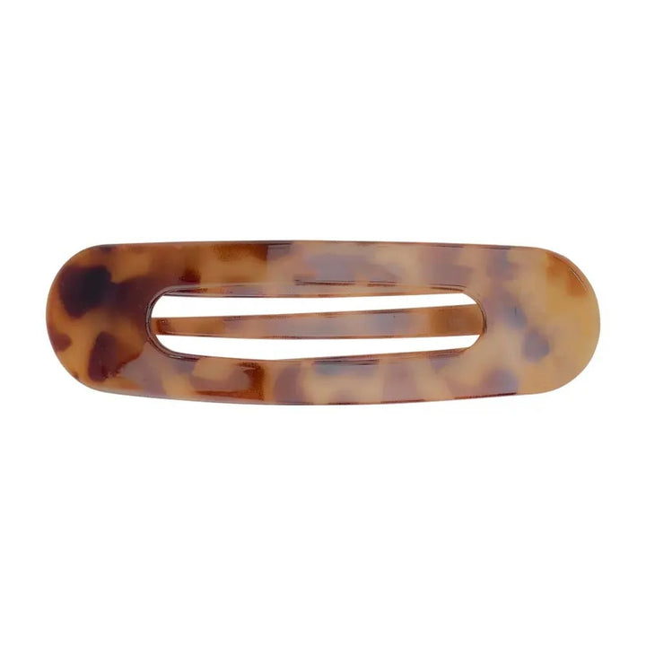 TAMED LONG FLAT HAIR CLAW - Dark Tort