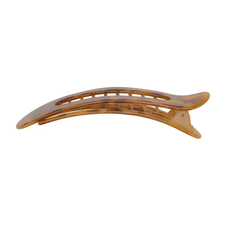 TAMED LONG FLAT HAIR CLAW - Dark Tort