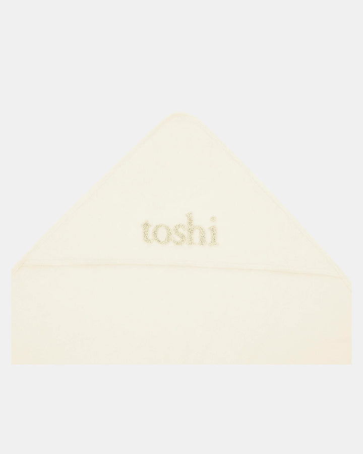 Hooded Baby Bath Towel Yummy - Cream
