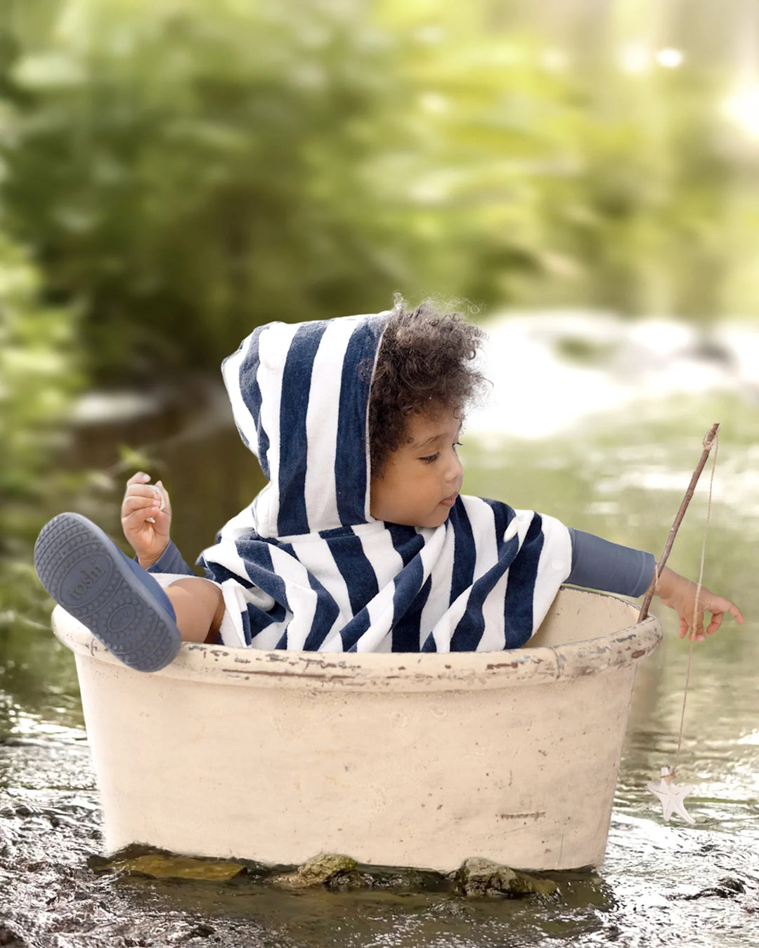 Hooded Towel Beachcomber - Moonlight