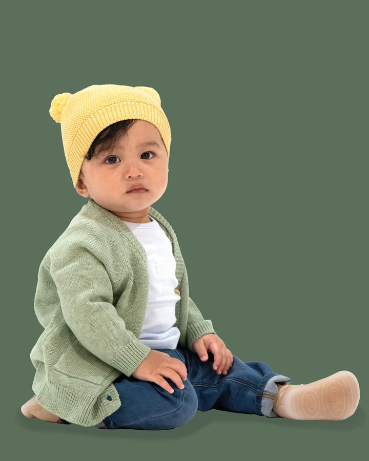 Organic Beanie Snowy Banana