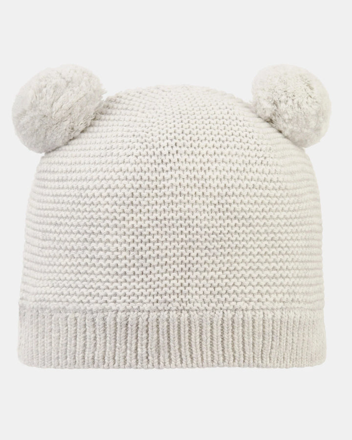 Organic Beanie Snowy Feather