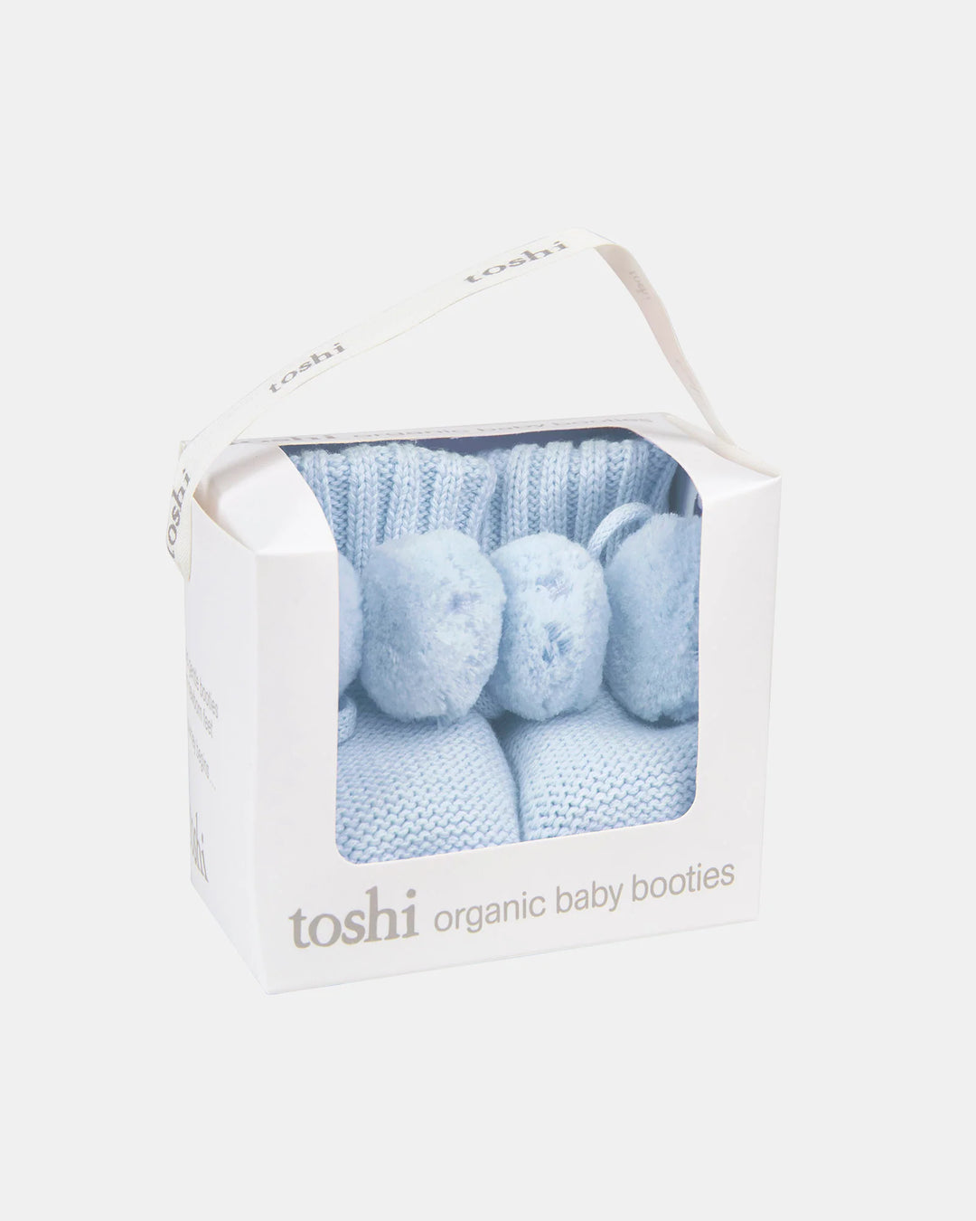 Organic Booties Bluebird