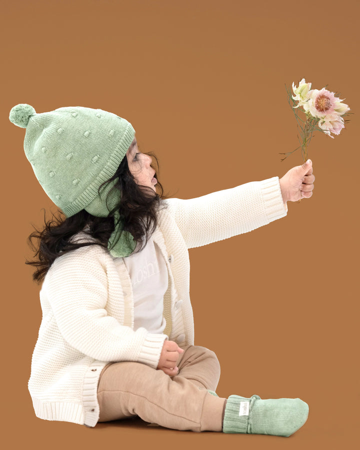 Organic Earmuff Popcorn Matcha