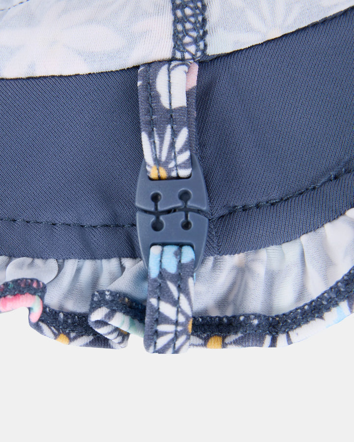 Swim Bell Hat Ripple - Wattle Dusk