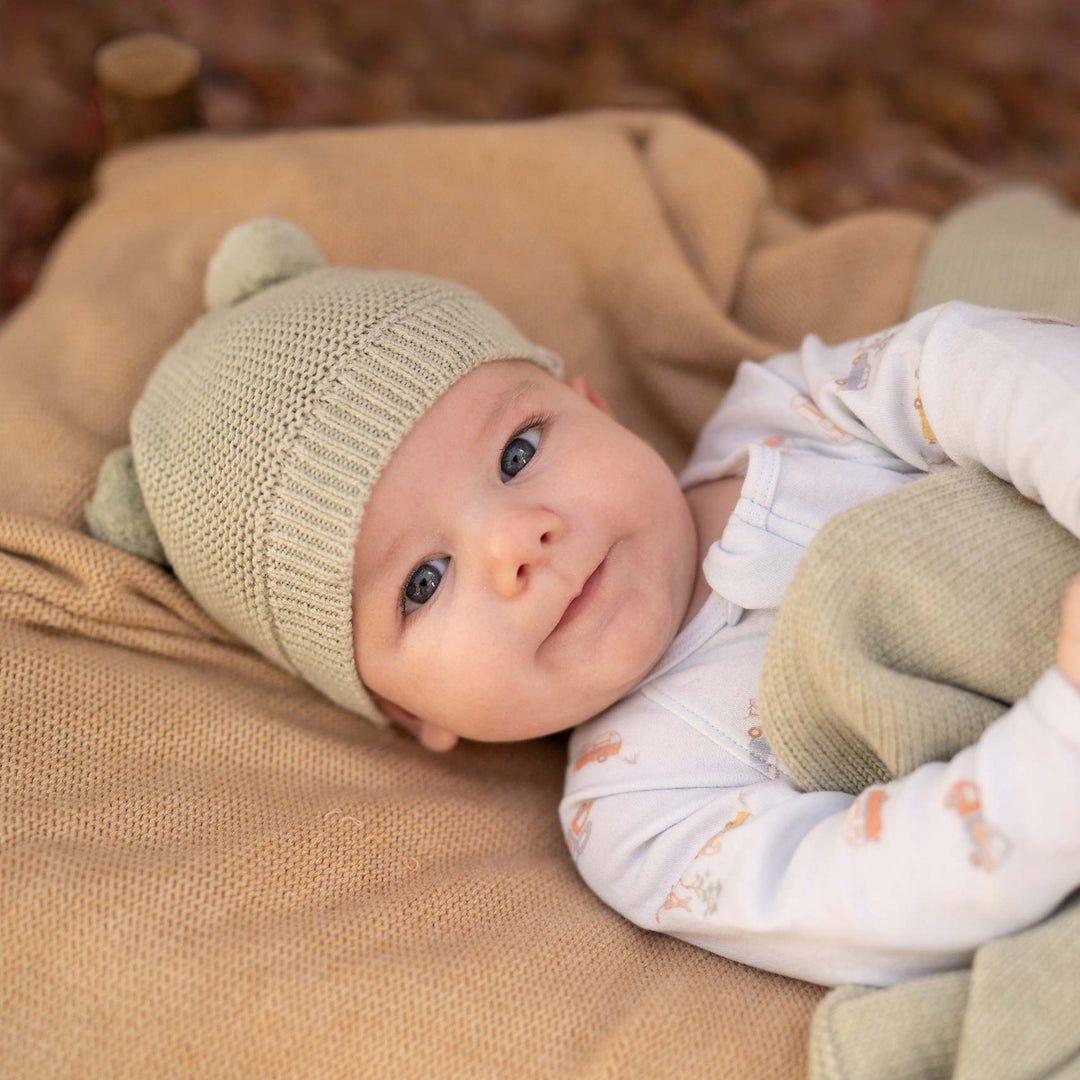 Organic Beanie Snowy Mist