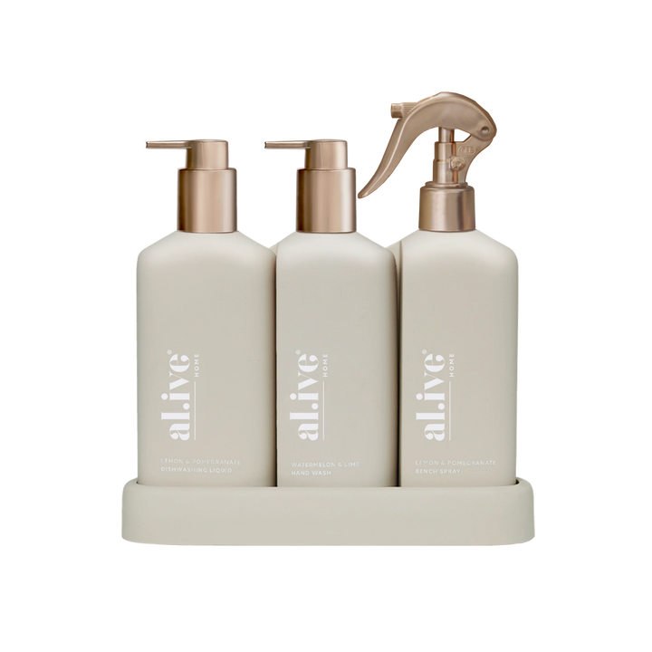 STONE KITCHEN TRIO | BRONZE EDITION - LEMON & POMEGRANATE + WATERMELON & LIME