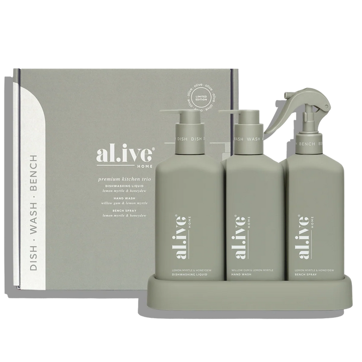 KITCHEN TRIO - LEMON MYRTLE & HONEYDEW + WILLOW GUM & LEMON MYRTLE