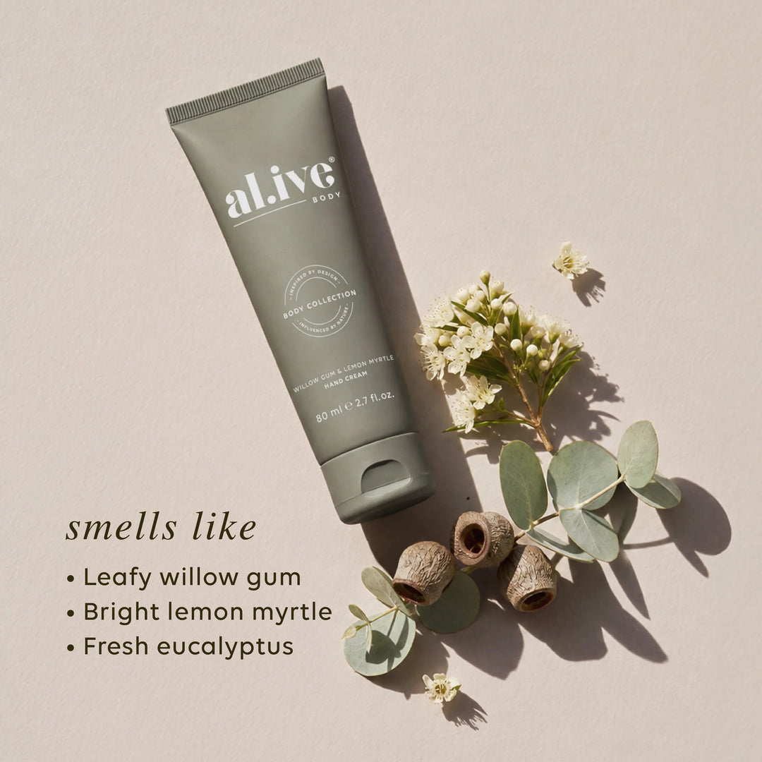 hand cream - willow gum and lemon myrtle