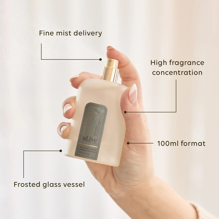 Room spray  - Willow Gum & Lemon Myrtle