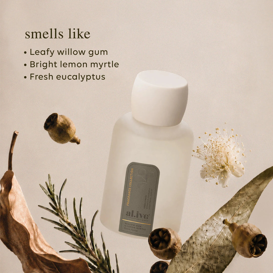 Room spray  - Willow Gum & Lemon Myrtle