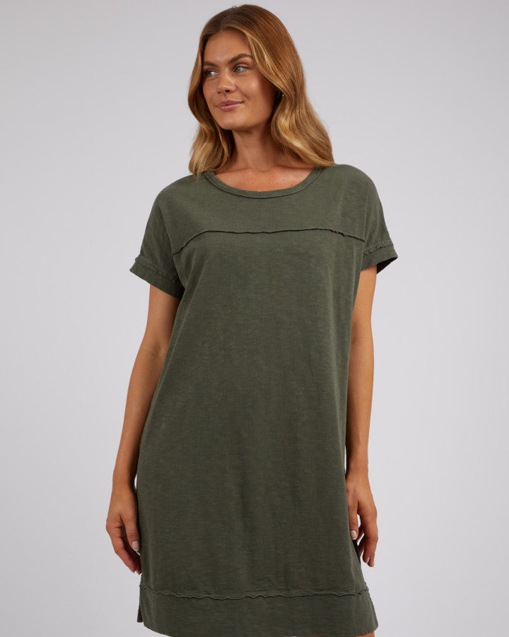 Allison Tee Dress Khaki