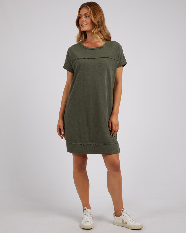 Allison Tee Dress Khaki