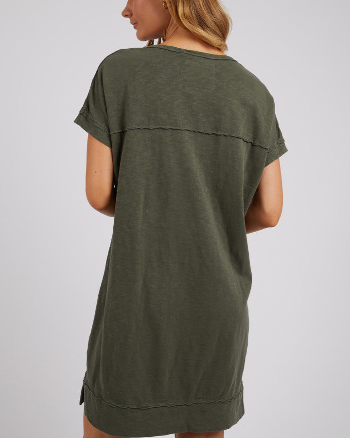 Allison Tee Dress Khaki