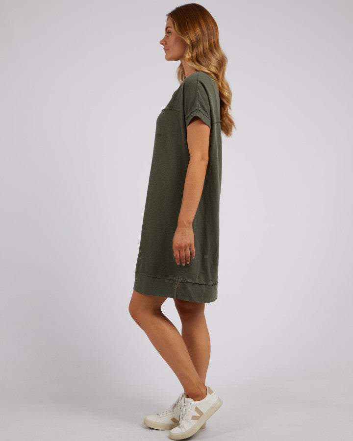 Allison Tee Dress Khaki