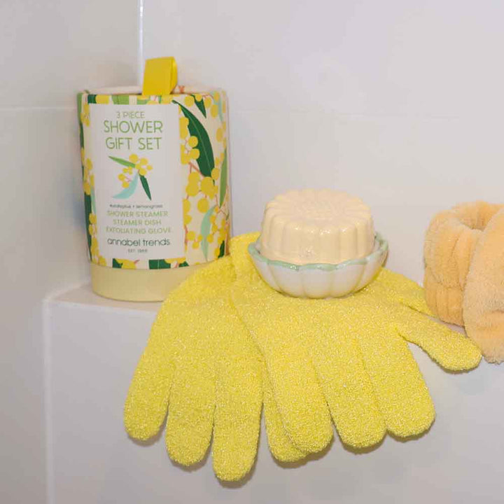 GOLDEN WATTLE SHOWER GIFT SET -  Eucalyptus and Lemongrass
