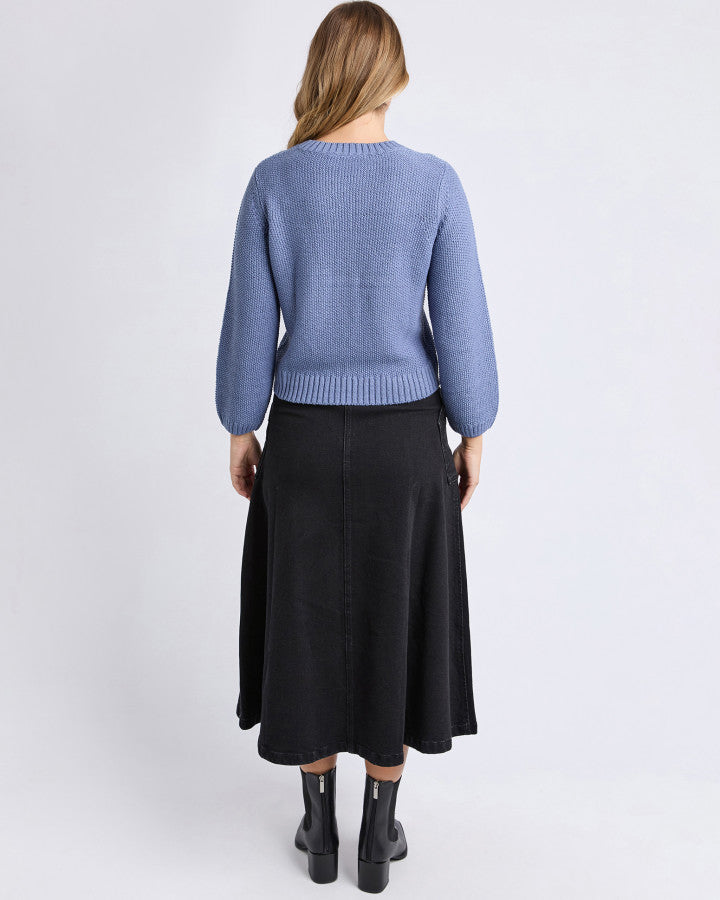 Blair Long Sleeve Knit - blue